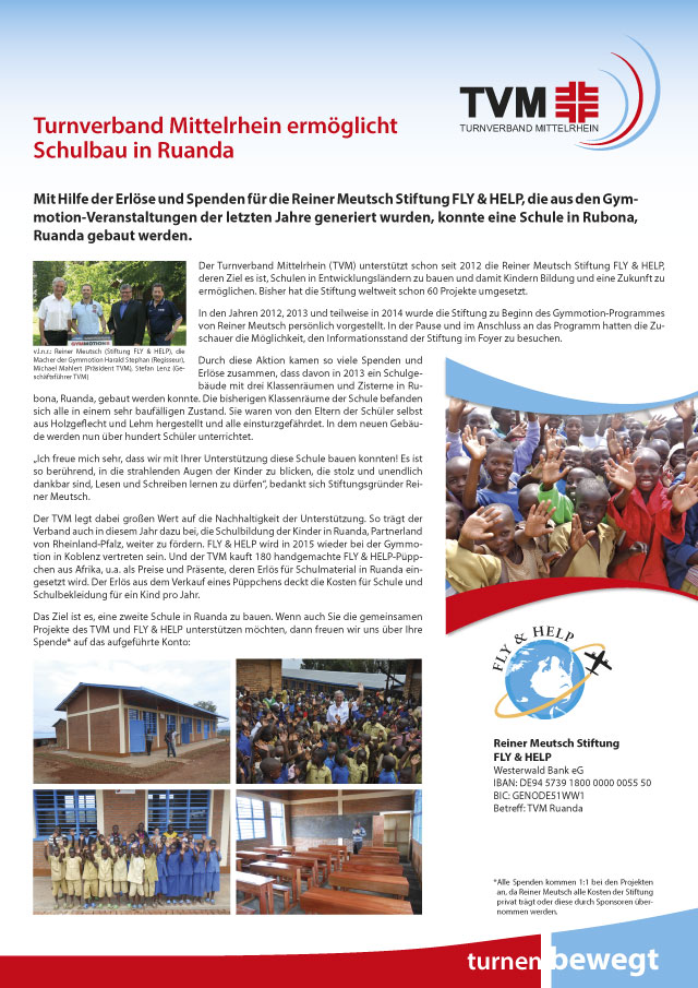 Schulbau in Ruanda
